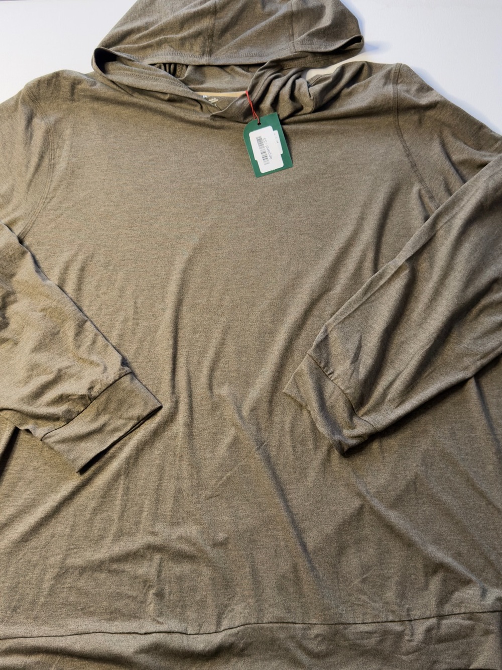 NWT Men's Right of Way Lightweight Pullover Hoodie Taupe Size 3XL (KB7)